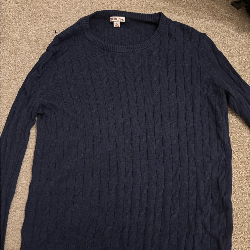 Merona navy sweater size XL